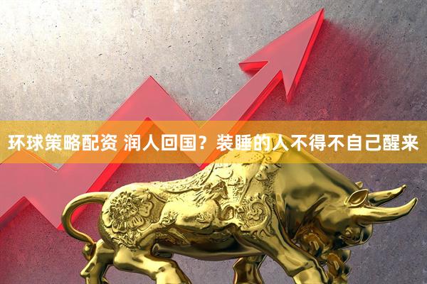 环球策略配资 润人回国？装睡的人不得不自己醒来